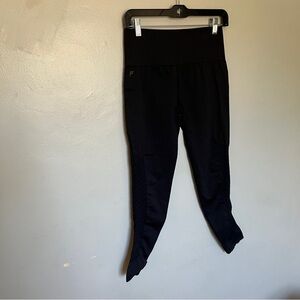 Fabletics black athletic yoga legging, women’s size medium